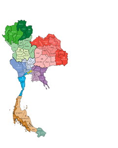 รูปภาพแผนที่ประเทศไทย